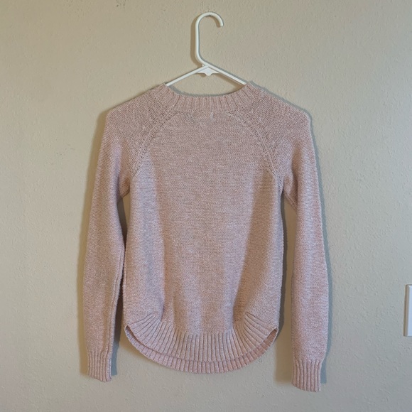 Light pink soft knit pullover sweater - Picture 4 of 4